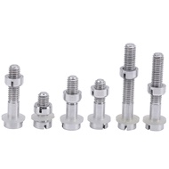 torachel1-PH 6Pcs M2.5 Screw Bolts Nut Washers Set Silver fo