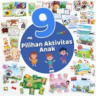 9 Activity Worksheet Options / Children's Activities / Educational Toys / Montessori Toys / Children