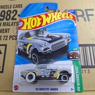 Hotwheels 62 CORVETTE GASSER 182/250 Metal Car (kg01)