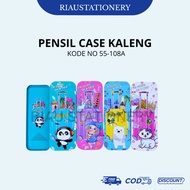 Tin pencil case no. 55-108A tin pattern pencil case