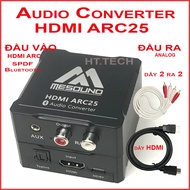 HDMI ARC To Analog Mesound ARC25 - Audio converter from HDMI, Optical, Bluetooth To AV ports, and LG