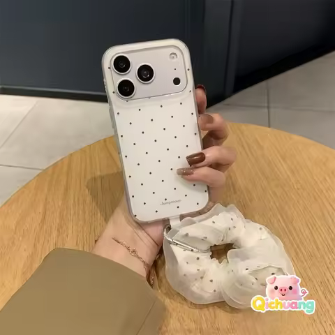 Elegant Polka Dot Phone Case For Vivo Y6 Y6T Y05 Y04 Y04S Y03 Y03T Y02 Y02A Y02T Y01A Y20S Y20A Y20T