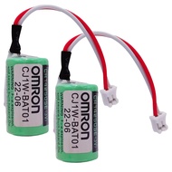 (2 PCS) CJ1W-BAT01 Li-Ion Battery 3V PLC CP1H CP1L CR14250SE-R Non-Rechargeable Disposable Lithium B