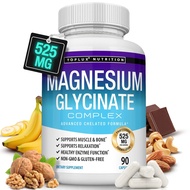 Magnesium Glycine 525mg, Element Magnesium.
