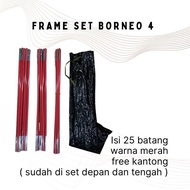 TENDA 1 long lonjor frame borneo 4 tent frame tent frame