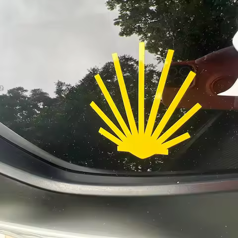 Camino de Santiago Shell Classic Vinyl Decal Bumper Sticker for Camino Pilgrim Way of St. James Cust
