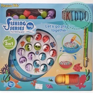 2 in 1 Fish Fishing Toys - Fishing Games - Hammer game - GS