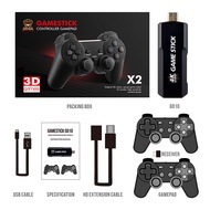 4K HD Retro Game Stick 128GB, 40000+ Preloaded Classic Games, 2.4G Double Wireless Controller TV Vid