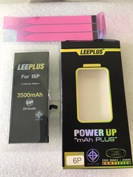 แบตi6 แบตเตอรี่ Leeplus สำหรับ i6 6p แบตเตอรี่ไอโฟน รุ่นเพิ่มความจุ แบตเตอรี่ ลีพลัส แบตเตอรี่ไอโฟน6