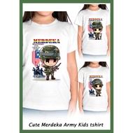 Baju Budak Cute Askar Army  Merdeka Malaysia Tshirt