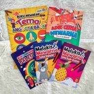Buku Melukis & Mewarna Haiwan / Kanak-kanak / buah-buahan / anggota badan / Palestin murah