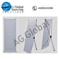 X Stand Banner 2.5ft x 6ft, tarpaulin display stand