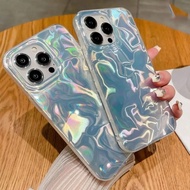 Waterry Textured Ripple Silver Case Gradient Hardcase Casing hp For XIAOMI REDMI A1 A5 5A 9T 10 13 6