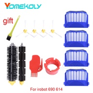 Brushes And Filters Kit For Irobot Roomba 600 Series 650 6530 620 615 605 Robotic Vacuum Cleaner Spare Parts