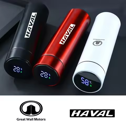 Car 500ml Intelligent Temperature Display Insulating Cup For HAVAL Dargo H6 JOLION HEV H3 H4 H2 F7 F