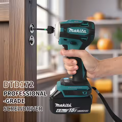 Makita DTD172 Wireless Drills Charging Drill Brushless Driver 18V Electric Screwdriver Impact Hand E