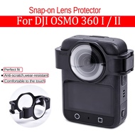 Snap-on Lens Protector for DJI OSMO 360 II / I Scratch-resistant Plastic Waterproof Panoramic Camera