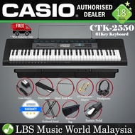 Casio CTK-2550 61 Key Electronic Keyboard Music Piano Intermediate Package (CTK2550 CTK 2550)