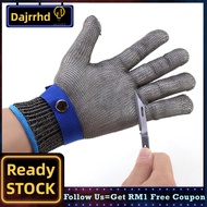 Cut Proof Stab Resistant Stainless Steel Wire Metal Mesh Butcher Cotton Glove(One)