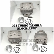 328 Turbo Cylinder Block Assy Blok Mesin Potong Rumput Tanika 328TURBO