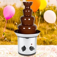4 Tiers Electric Chocolate Melting Machine Fondue Maker Fountain Electric Chocolate Fondue Maker Cho