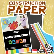 🇸🇬🚚Construction Paper | Coloured / Black Paper | 80GSM / 110GSM / 120GSM | Art Craft DIY Projects