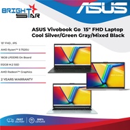 ASUS Vivobook Go 15 E1504F-ABQ469WSM/ABQ470WSM/ABQ471WSM - 15.6" FHD 60Hz/R5-7520U/16GB DDR5/512GB S