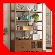 Bookshelf Partition Shelf Bamboo Book .JH.Store Display Shelf Organiser Shelf Cabinet Antique shelf 
