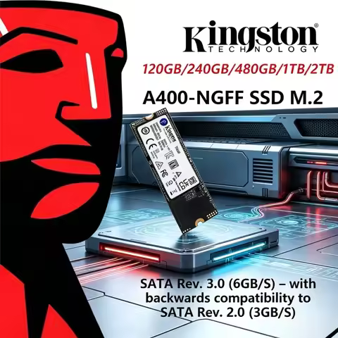 Kingston A400-NGFF M.2 2280 SATA SSD 120G 240G 480G 1TB 2TB Internal Solid State Drive NGFF Hard Dis