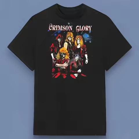 Crimson Glory Tour 89 Euro T Shirt for Friends All Size S 4XL