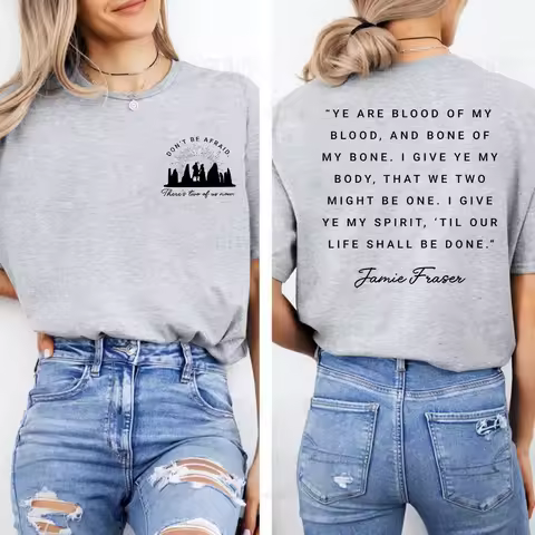 Outlander Shirt Frasers Ridge Jamie Fraser Outlander T-Shirt Sassenach Claire Fraser Fraser Ridge Cl