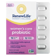 Renew Life, Women's Care Probiotic, 15 Billion CFU, 30 Veg Caps|50 Billion CFU, 30 Veg Caps |90 Bill