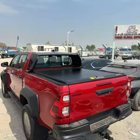 Factory direct 4x4 offroad manual aluminum roller shutter tonneau cover for toyota hilux gr sports a