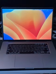 Macbook pro 2019 16吋 i9 16gb ram, 1TB ssd, 仲有 Applecare