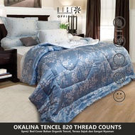Rise Sprei Set Bed Cover Tencel Okalina Ameera 820TC