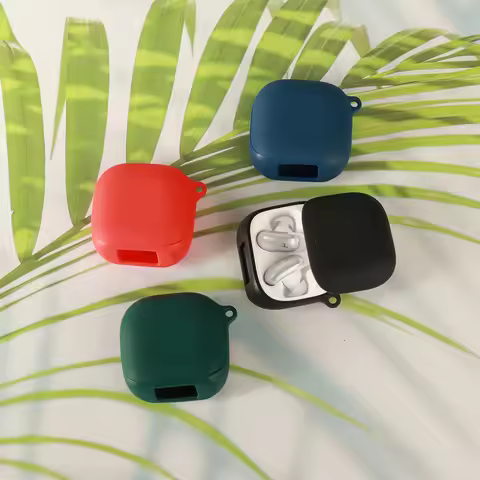 For Anker Soundcore Liberty 5 Pro Case Solid Color Silicone Shockproof Bluetooth Earphone Cover Libe