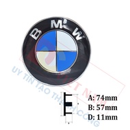 Logo biểu tượng sau xe ô tô BMW đường kính 74mm BMW74