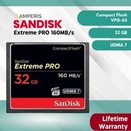 Sandisk Compact Flash Card Extreme Pro 32GB UDMA7 4K 160mb/s VGP-65