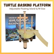 Nomoy Pet Turtle Basking Platform Turtle floating island S/M Turtle bank stand basking land Turtle t