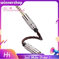 Balanced Male 4.4mm HiFi Audio Adapter Cable 13cm to 3.5mm Stereo Female for Headphone Amp