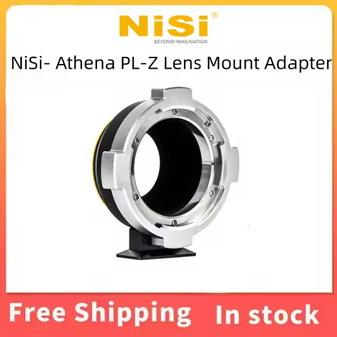 NiSi Athena PL to Z Mount Adapter for Nikon Z Cameras, Use ARRI PL Lenses on Z9/Z8/Z7 II/Z6 II/Z5, 1