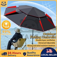 TAKE Payung Mancing Besar 2.6M Big Fishing Umbrella Payung Besar Outdoor Payung camp Beach Rainproof