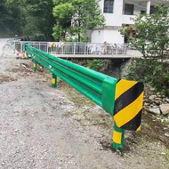 Country Road Wave Guardrail Road Anti-Collision Guardrail Isolation Corrugated Railing Road Guardrai