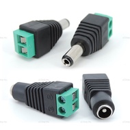 2.1mm x 5.5mm DC Female Male Power Plug Adapter Jack Adapter Connector Male Plug terminal for led st