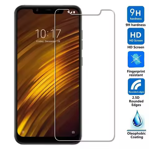 Tempered Glass For Xiaomi Poco F1 Screen Protector Toughened protective film For Xiaomi Pocophone F1