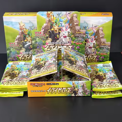 Proxy TCG S6a Eevee Heroes Booster Box Eeveelutions Box Collection Factory Sealed Japanese PKM M1S M