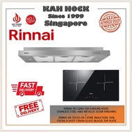 RINNAI RH-S269-SSR SLIMLINE HOOD STAINLESS STEEL+RINNAI RB-7012H-CB 2 ZONE INDUCTION HOB BUNDLE