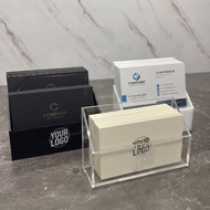Acrylic Business Card Holder PLYWOOD LOGO/ - 1 SLOT | ACRYLIC CARD NAME HOLDER