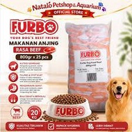(5PCS PACKAGE) FURBO dog food dog food beef freshpack 800gr beef