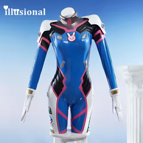 illusional O W dva cosplay costume women dva jumpsuit classical skin Song Hana Game Halloween costum